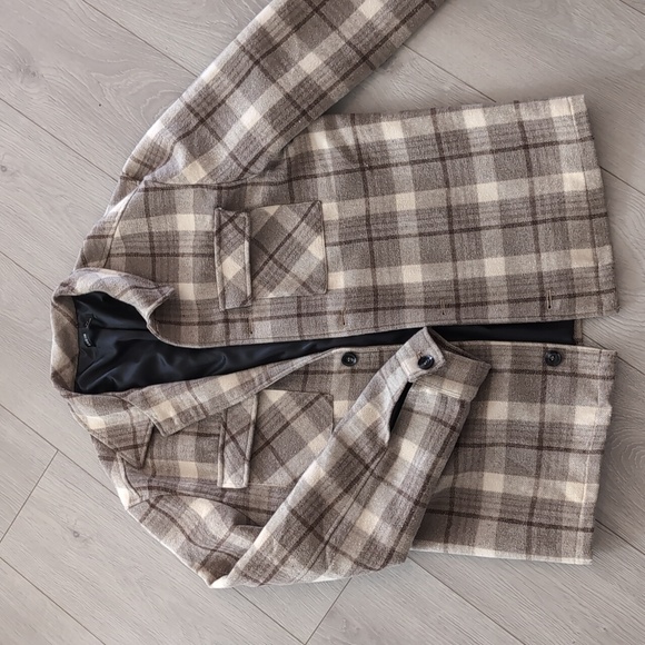 Shein | Checkered Shacket - Picture 1 of 2